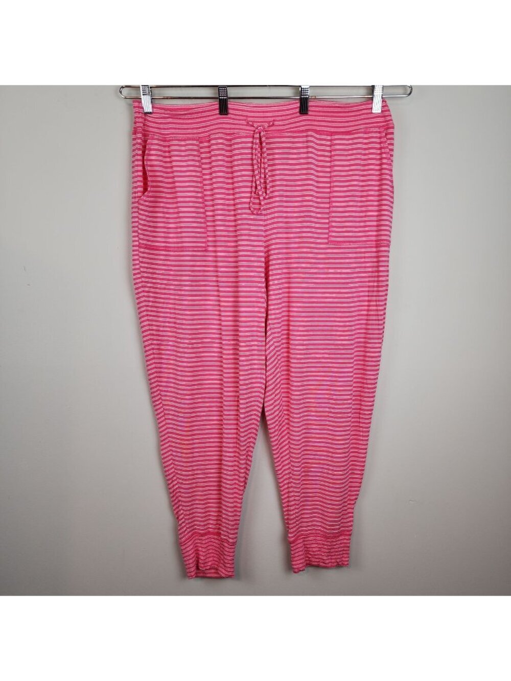 Soma pajama pants Plus size XXL pink stripes pockets